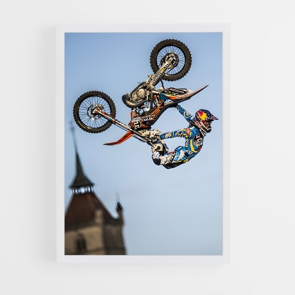 Poster Levi sherwood – affiche Motocross freestyle (vue 3)